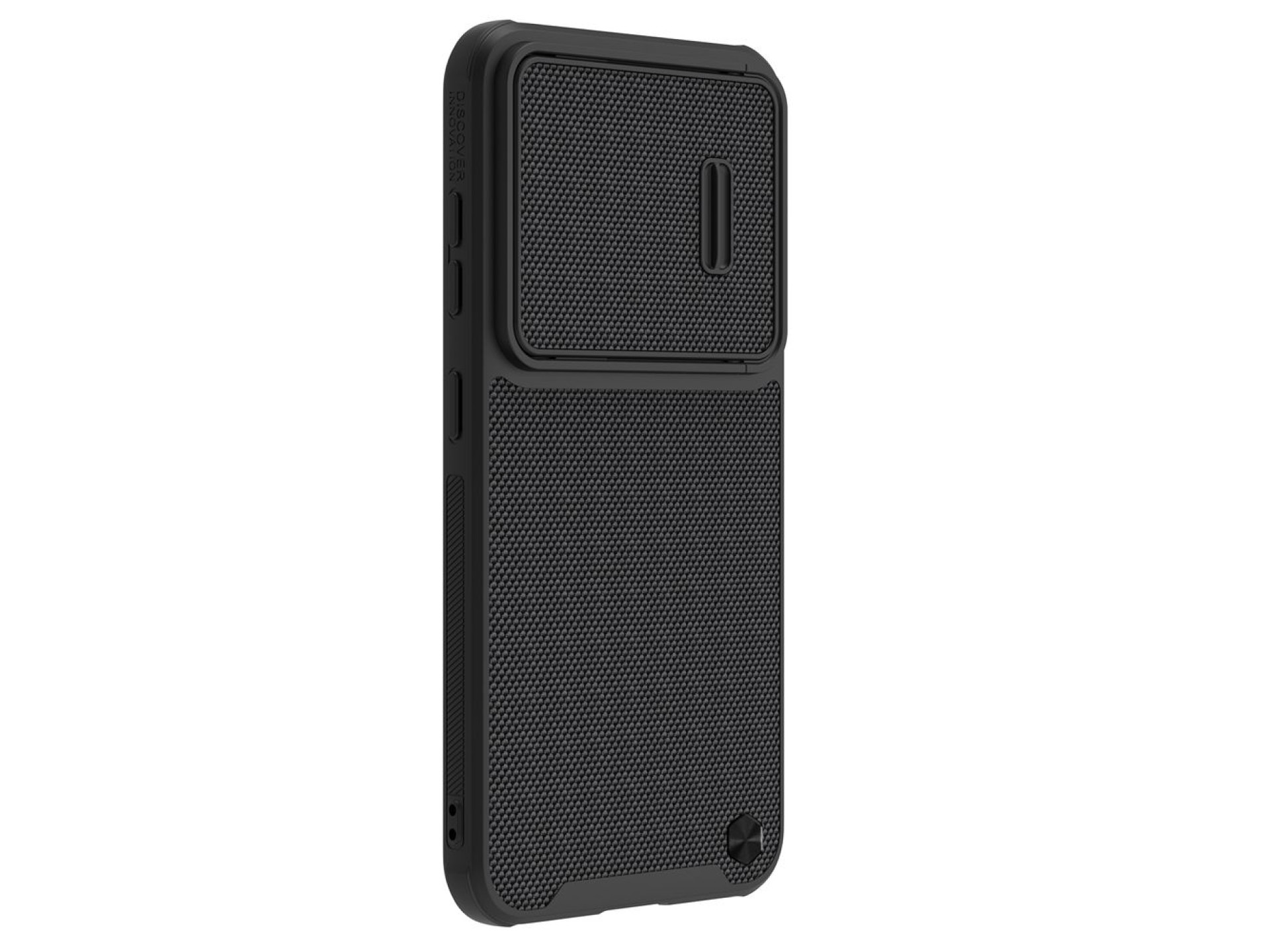 Capa texturizada Nillkin S para Samsung Galaxy S23+, capa reforçada com proteção para a câmera, pret