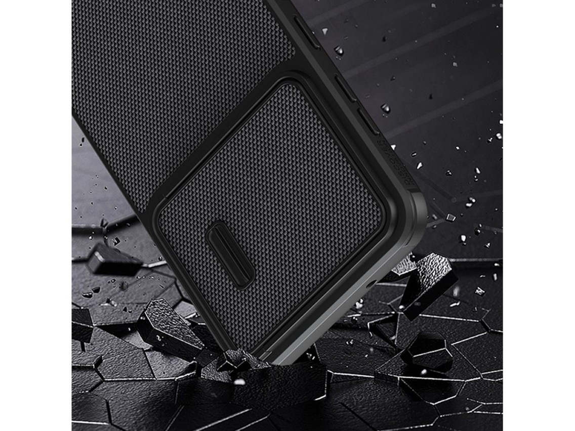 Nillkin Textured S Case for Samsung Galaxy S23+ armored cover with camera cover black