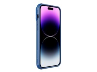 Capa Nillkin CamShield S para iPhone 14 Pro Max, com proteção reforçada para a câmera, azul. Capa Nillkin CamShield S para iPhone 14 Pro Max, com proteção reforçada para a câmera, azul.