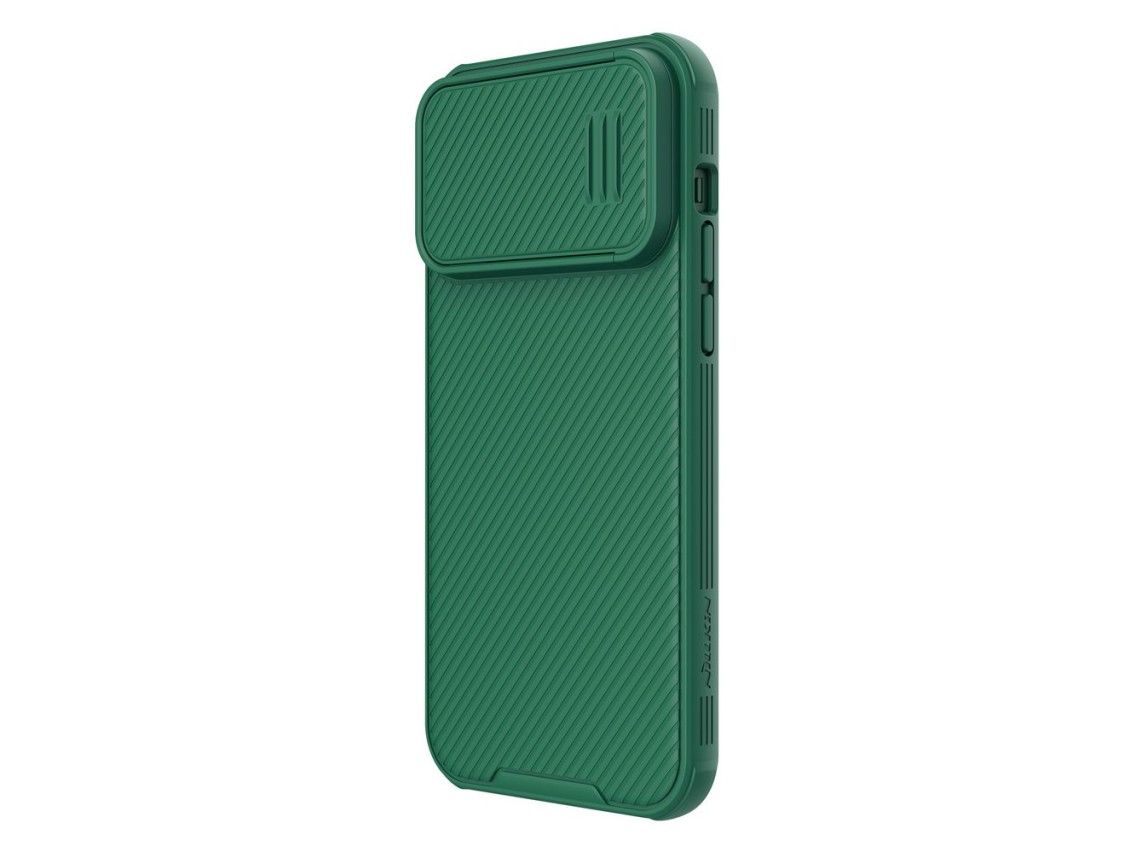 Nillkin CamShield S Case iPhone 14 Pro Max Armored Cover Camera Protector Green