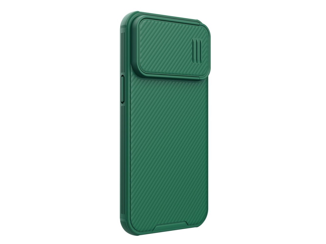 Nillkin CamShield S Case iPhone 14 Pro Max Armored Cover Camera Protector Green