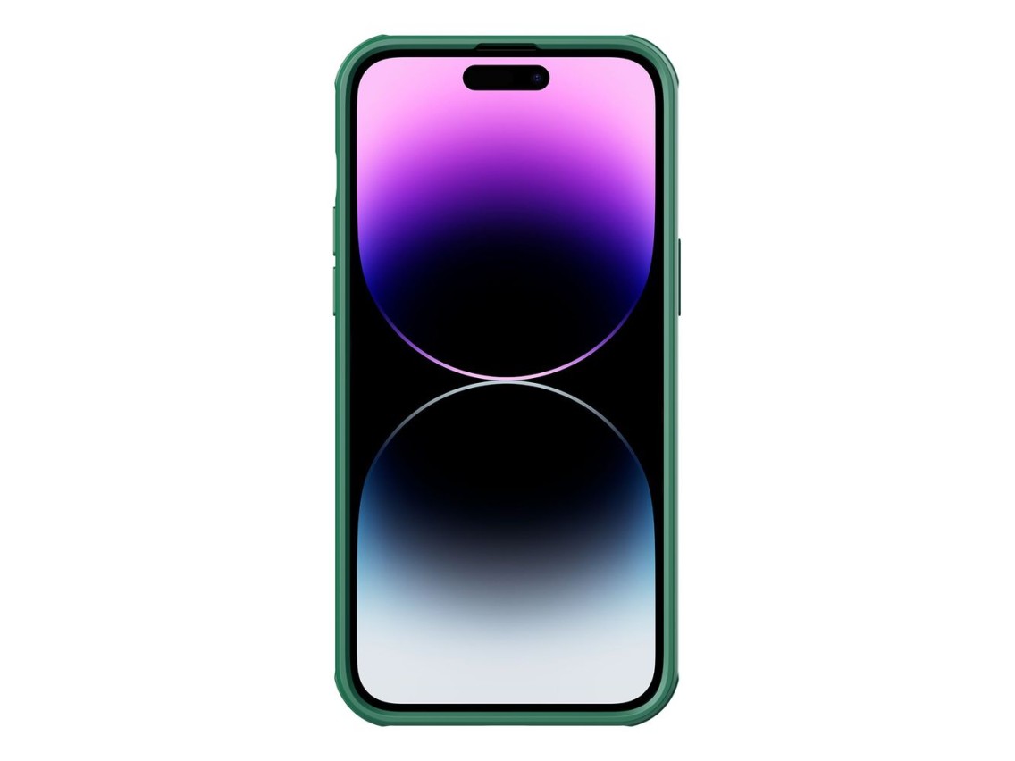 Nillkin CamShield S Case iPhone 14 Pro Max Armored Cover Camera Protector Green