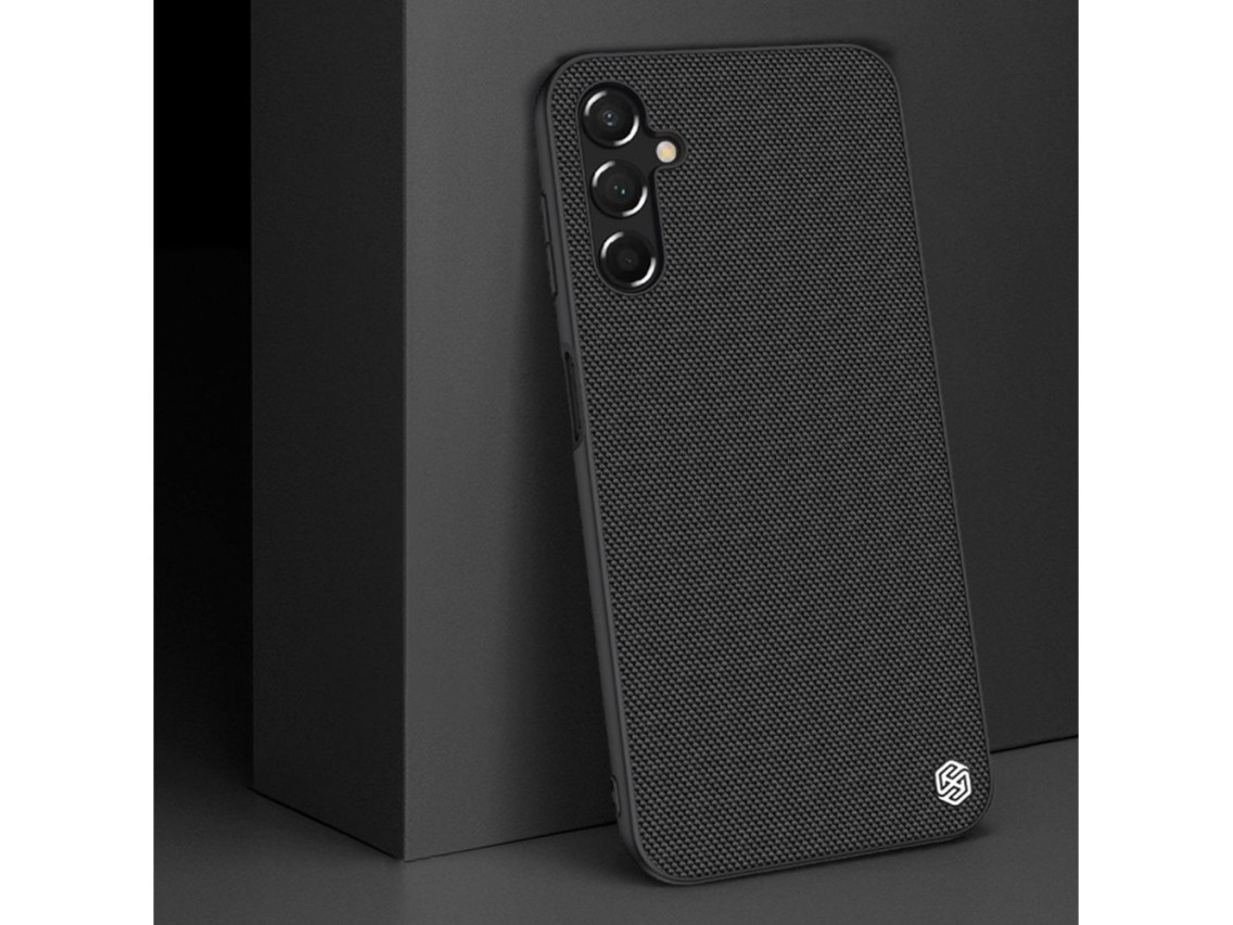 Nillkin Textured Case Case for Samsung Galaxy A14 5G / Galaxy A14 Reinforced Nylon Cover Black