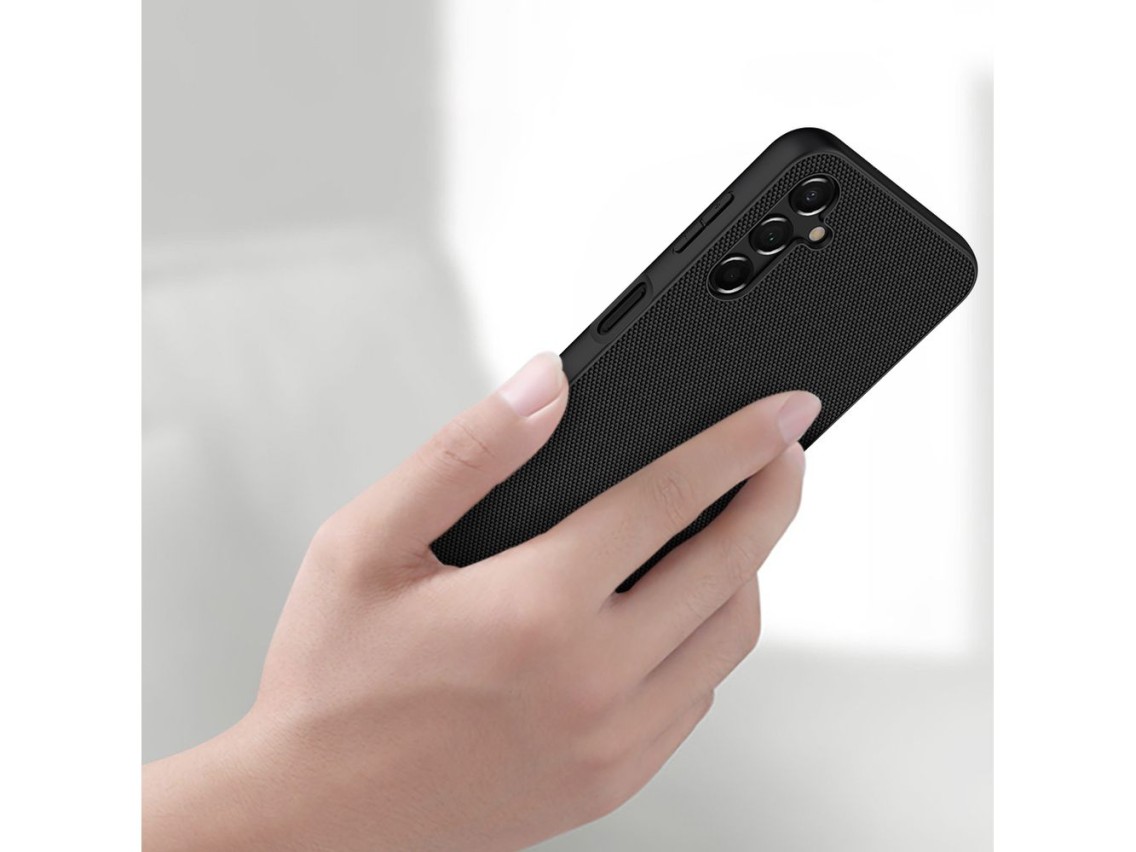 Nillkin Textured Case Case for Samsung Galaxy A14 5G / Galaxy A14 Reinforced Nylon Cover Black