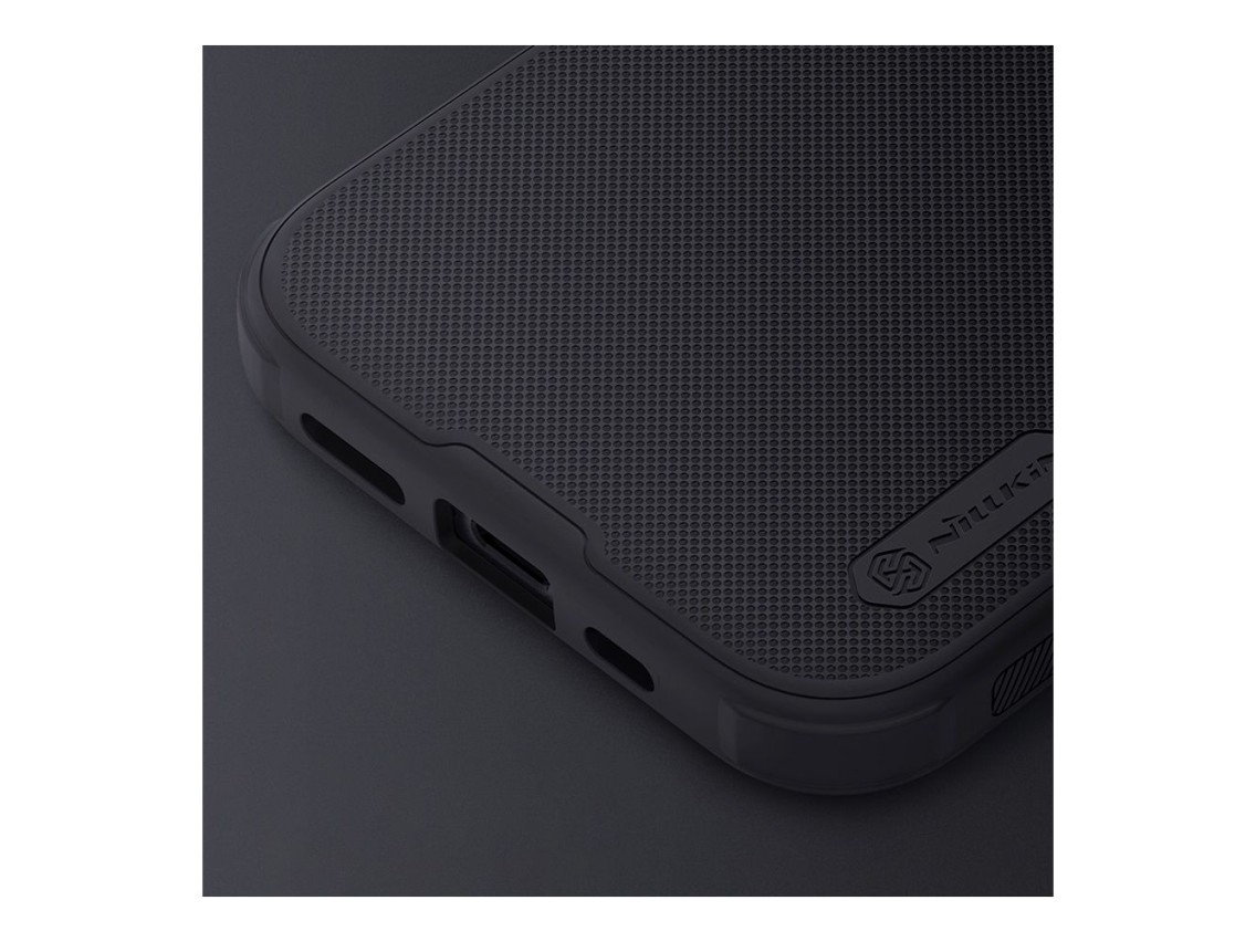 Nillkin Super Frosted Shield Pro iPhone 15 Plus Case - Black