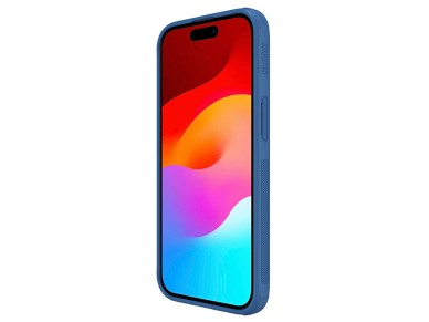 Nillkin Super Frosted Shield Pro reinforced case for iPhone 15 Plus - blue Nillkin Super Frosted Shield Pro reinforced case for iPhone 15 Plus - blue
