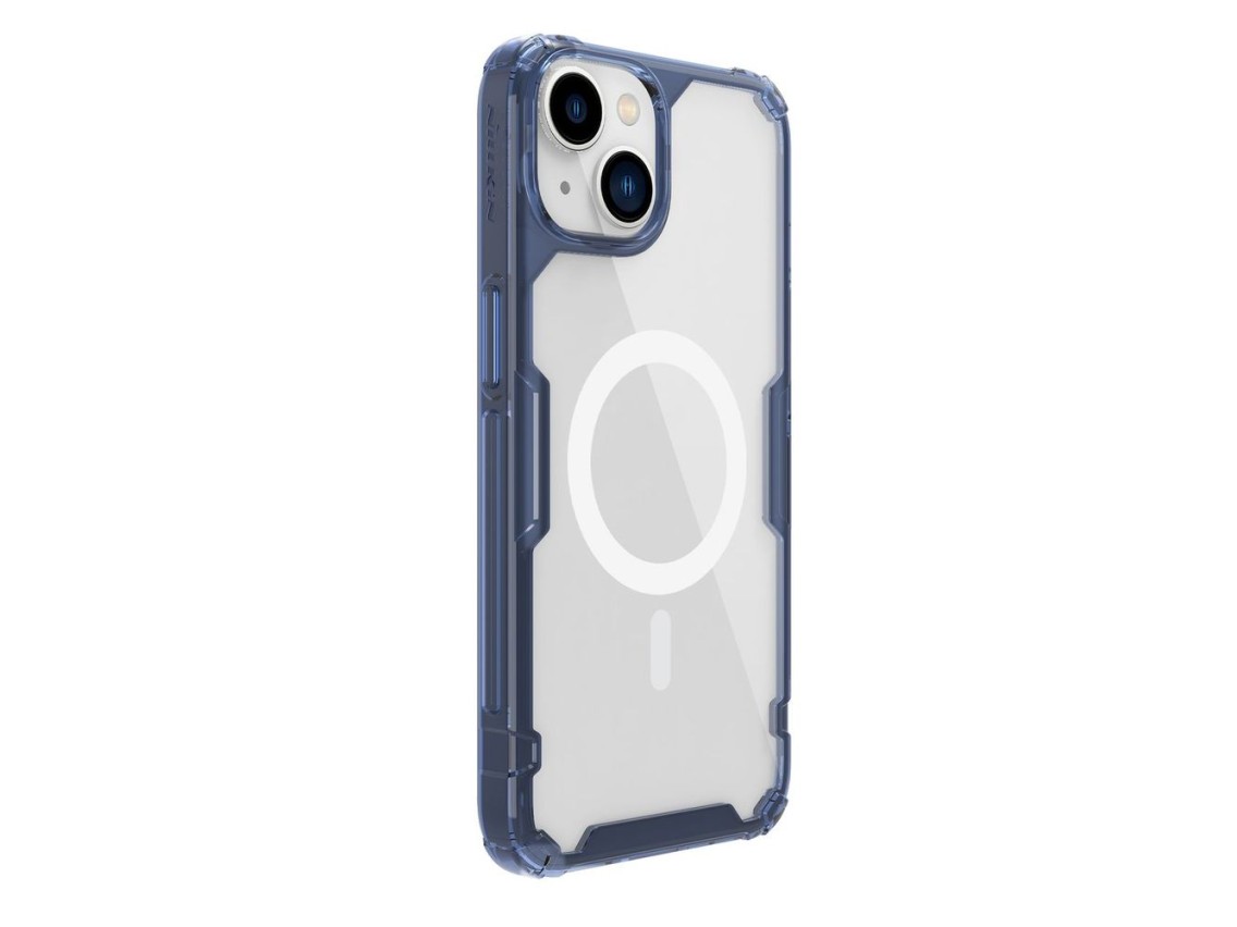 Funda protectora Nillkin Nature Pro con MagSafe para iPhone 15 Plus - azul