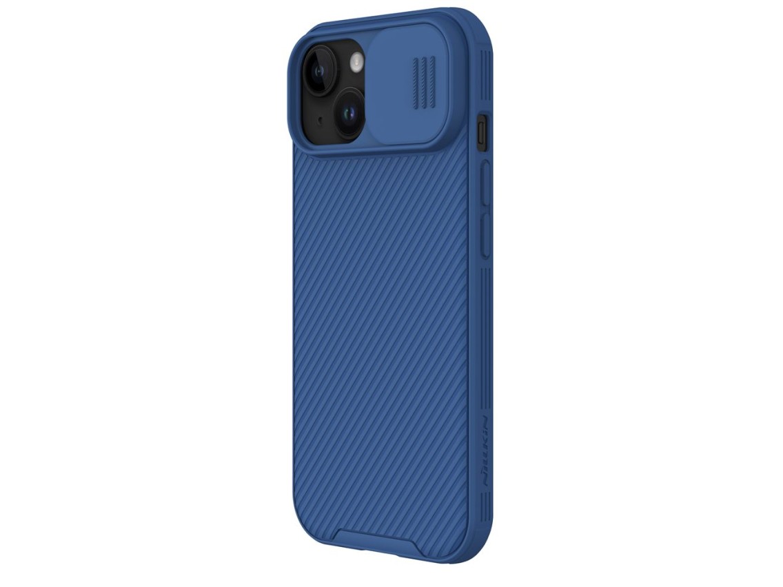 Nillkin CamShield Pro Magnetic Case for iPhone 15 Plus with Camera Protector - Blue