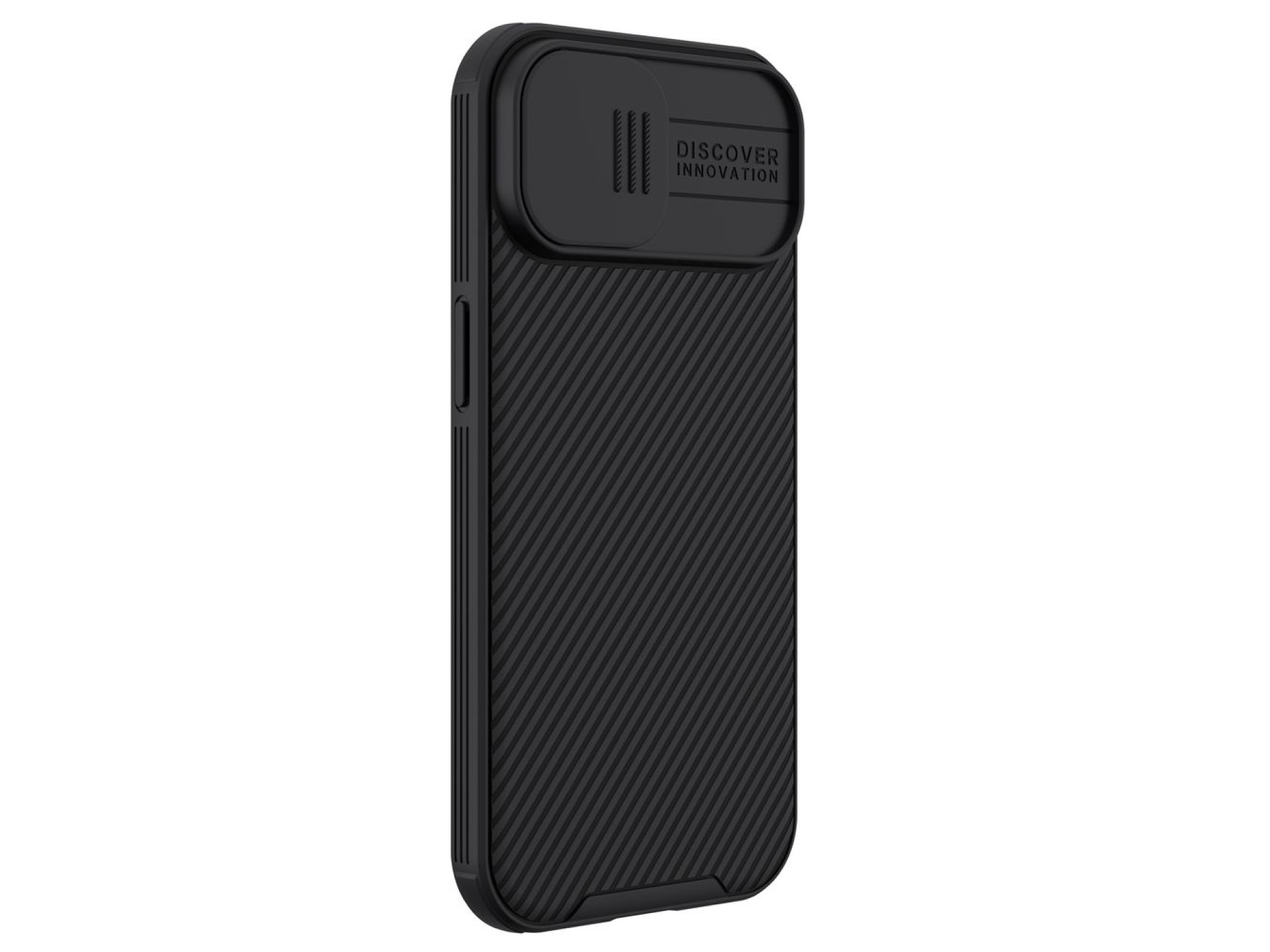 Capa magnética Nillkin CamShield Pro para iPhone 15 Plus com protetor de câmera - Preta