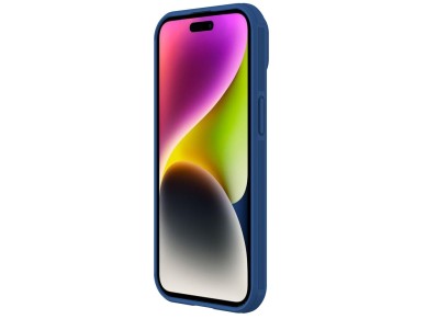 Funda magnética Nillkin CamShield Pro para iPhone 15 Plus con protector de cámara - Azul Funda magnética Nillkin CamShield Pro para iPhone 15 Plus con protector de cámara - Azul