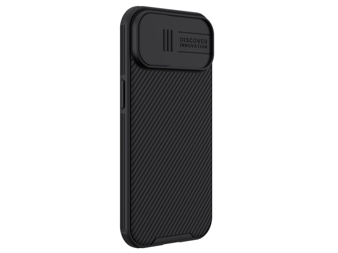 Capa magn�tica Nillkin CamShield Pro para iPhone 15 Plus com protetor de c�mera - Preta