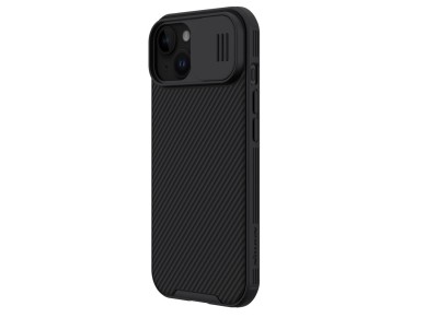 Nillkin CamShield Pro Magnetic Case for iPhone 15 Plus with Camera Protector - Black