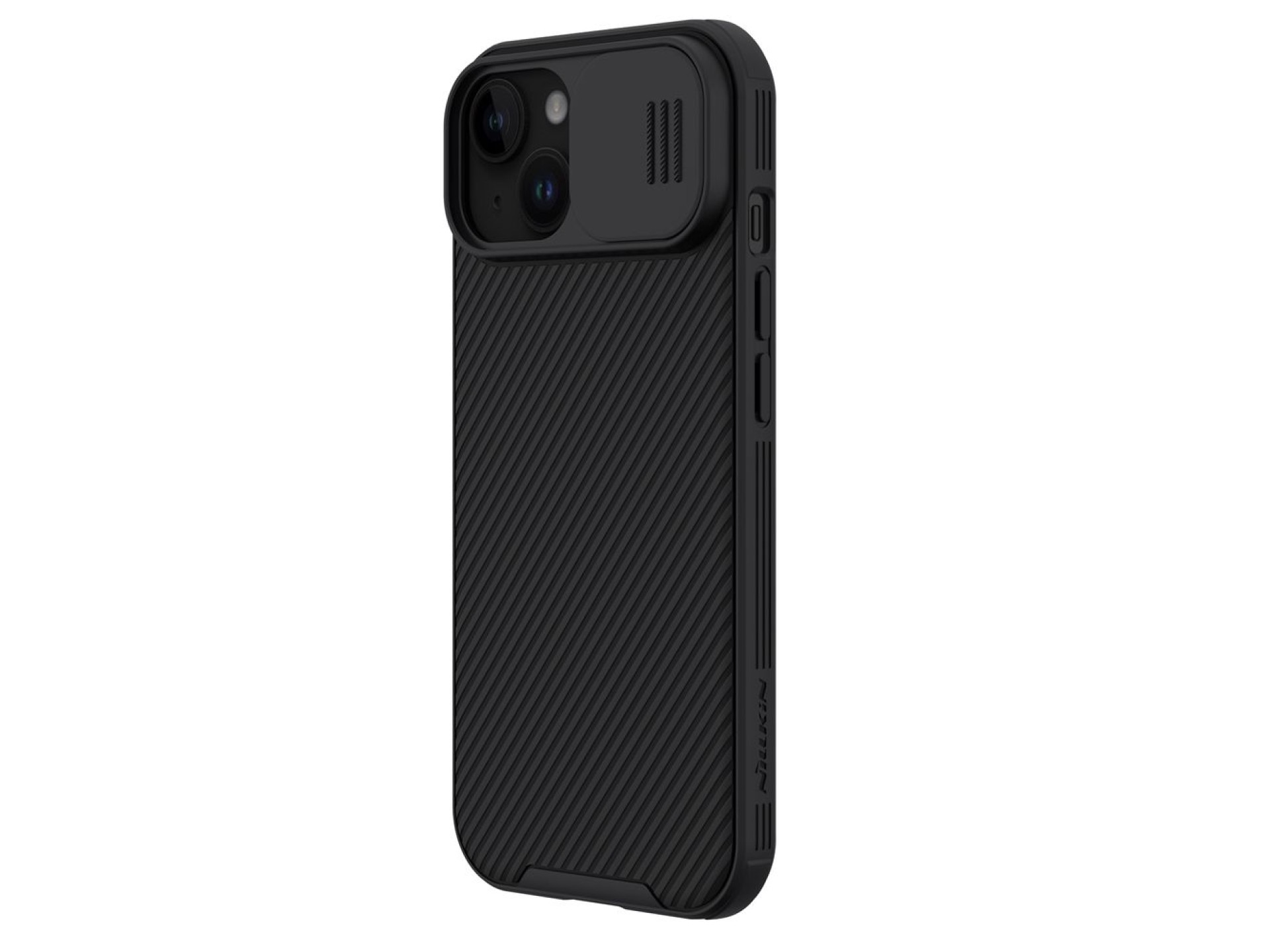 Nillkin CamShield Pro Magnetic Case for iPhone 15 Plus with Camera Protector - Black