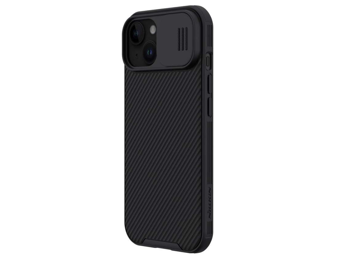Capa magn�tica Nillkin CamShield Pro para iPhone 15 Plus com protetor de c�mera - Preta