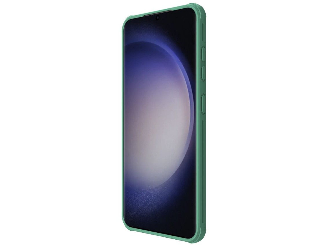 Capa protetora Nillkin CamShield Pro com protetor de câmera para Samsung Galaxy S24+ - verde