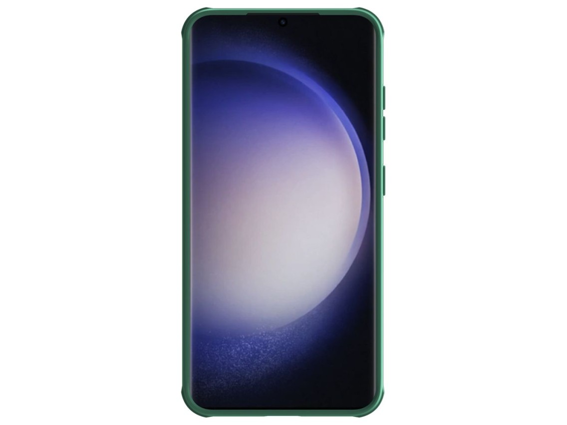 Capa protetora Nillkin CamShield Pro com protetor de câmera para Samsung Galaxy S24+ - verde