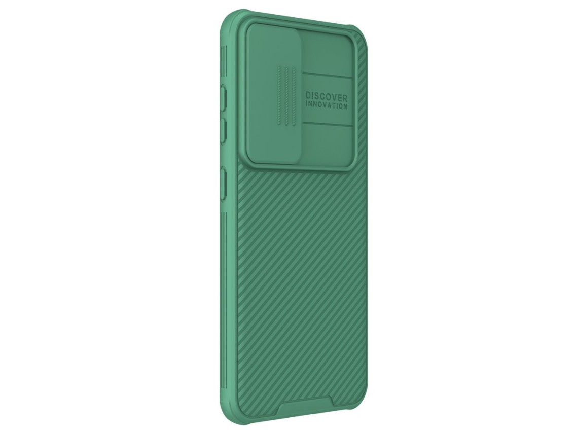Capa protetora Nillkin CamShield Pro com protetor de câmera para Samsung Galaxy S24+ - verde