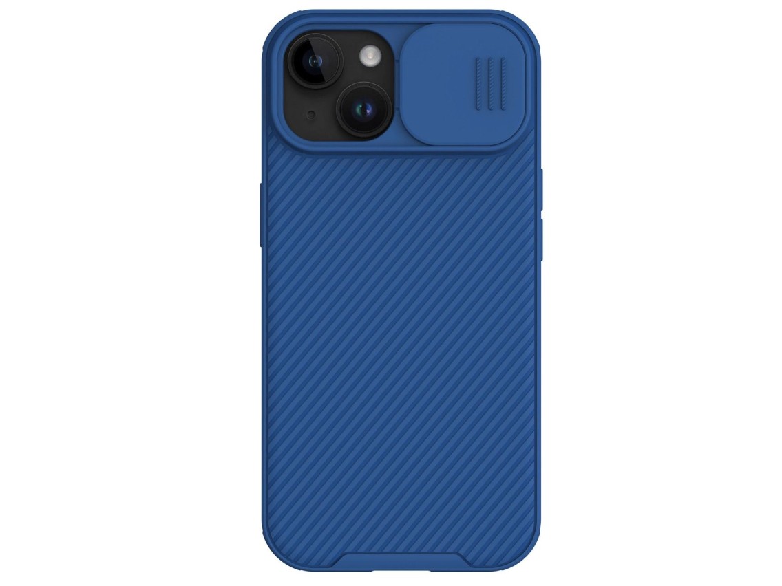 Nillkin CamShield Pro Magnetic Case for iPhone 15 Plus with Camera Protector - Blue