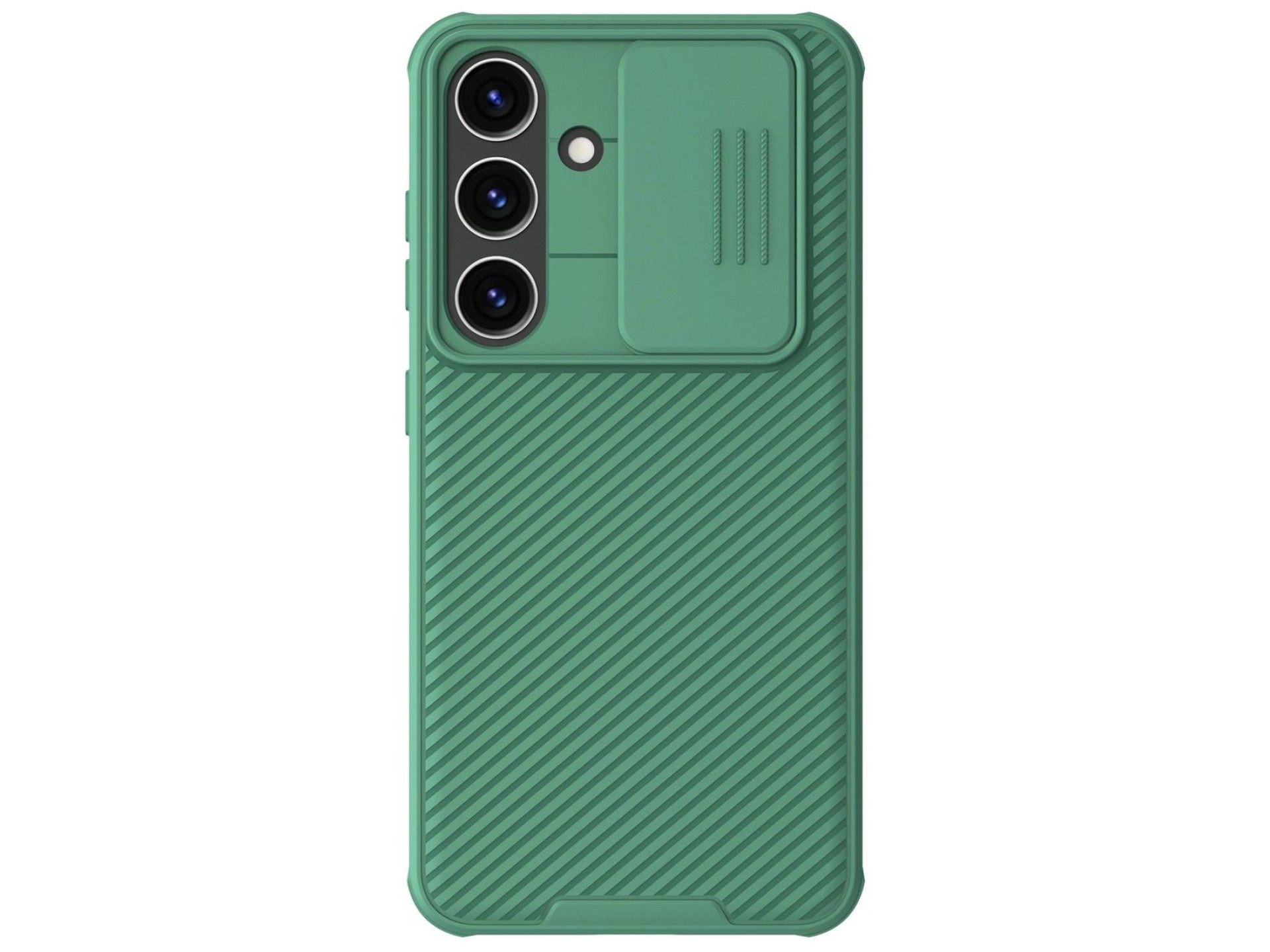 Capa protetora Nillkin CamShield Pro com protetor de câmera para Samsung Galaxy S24+ - verde