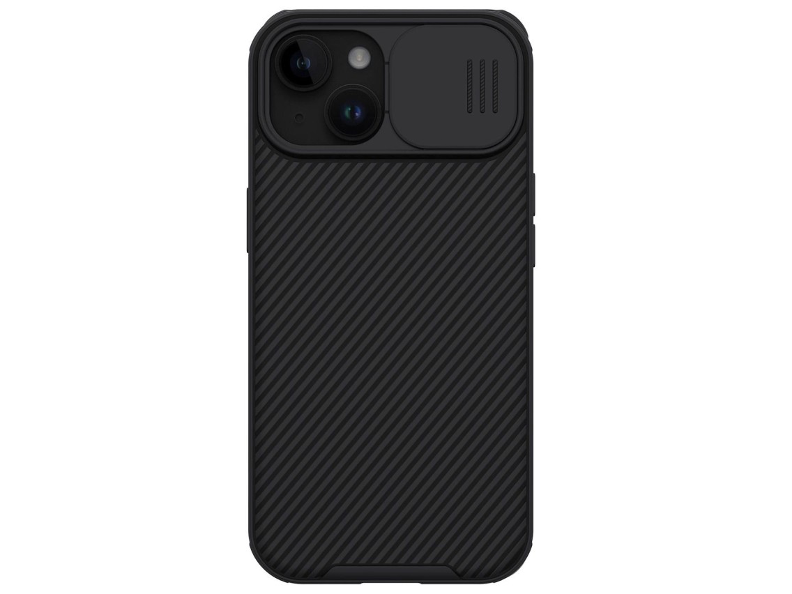 Capa magn�tica Nillkin CamShield Pro para iPhone 15 Plus com protetor de c�mera - Preta