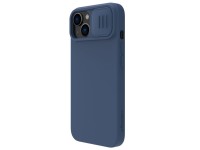 Nillkin CamShield Silky Silicone Case iPhone 14 Plus Case with Camera Protector Blue Nillkin CamShield Silky Silicone Case iPhone 14 Plus Case with Camera Protector Blue