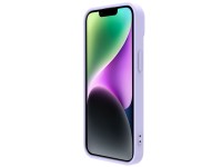 Capa de silicone Nillkin CamShield Silky para iPhone 14 Plus com protetor de câmera roxo Capa de silicone Nillkin CamShield Silky para iPhone 14 Plus com protetor de câmera roxo