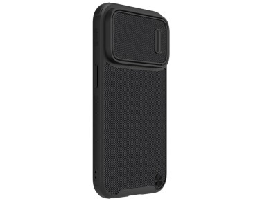 Nillkin Textured S Case iPhone 14 Pro armored cover with camera cover, black Nillkin Textured S Case iPhone 14 Pro armored cover with camera cover, black