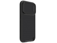Capa Nillkin Textured S para iPhone 14 Pro, capa protetora reforçada com protetor de câmera, preta. Capa Nillkin Textured S para iPhone 14 Pro, capa protetora reforçada com protetor de câmera, preta.