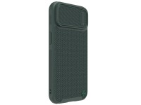 Capa Nillkin Textured S para iPhone 14 Plus, capa protetora reforçada com protetor de câmera, verde. Capa Nillkin Textured S para iPhone 14 Plus, capa protetora reforçada com protetor de câmera, verde.