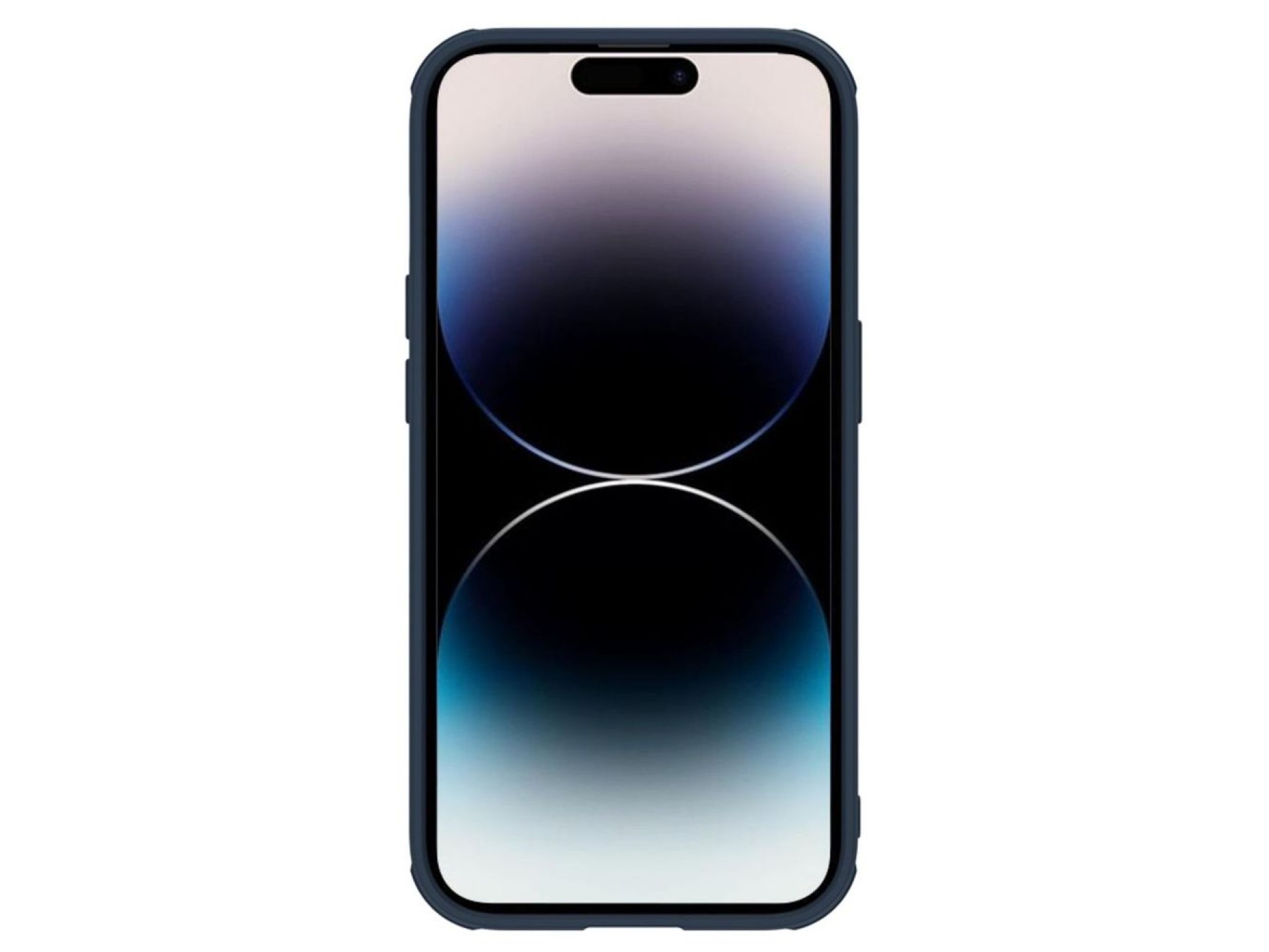 Capa Nillkin Textured S para iPhone 14 Pro Max, capa protetora reforçada com protetor de câmera, azu