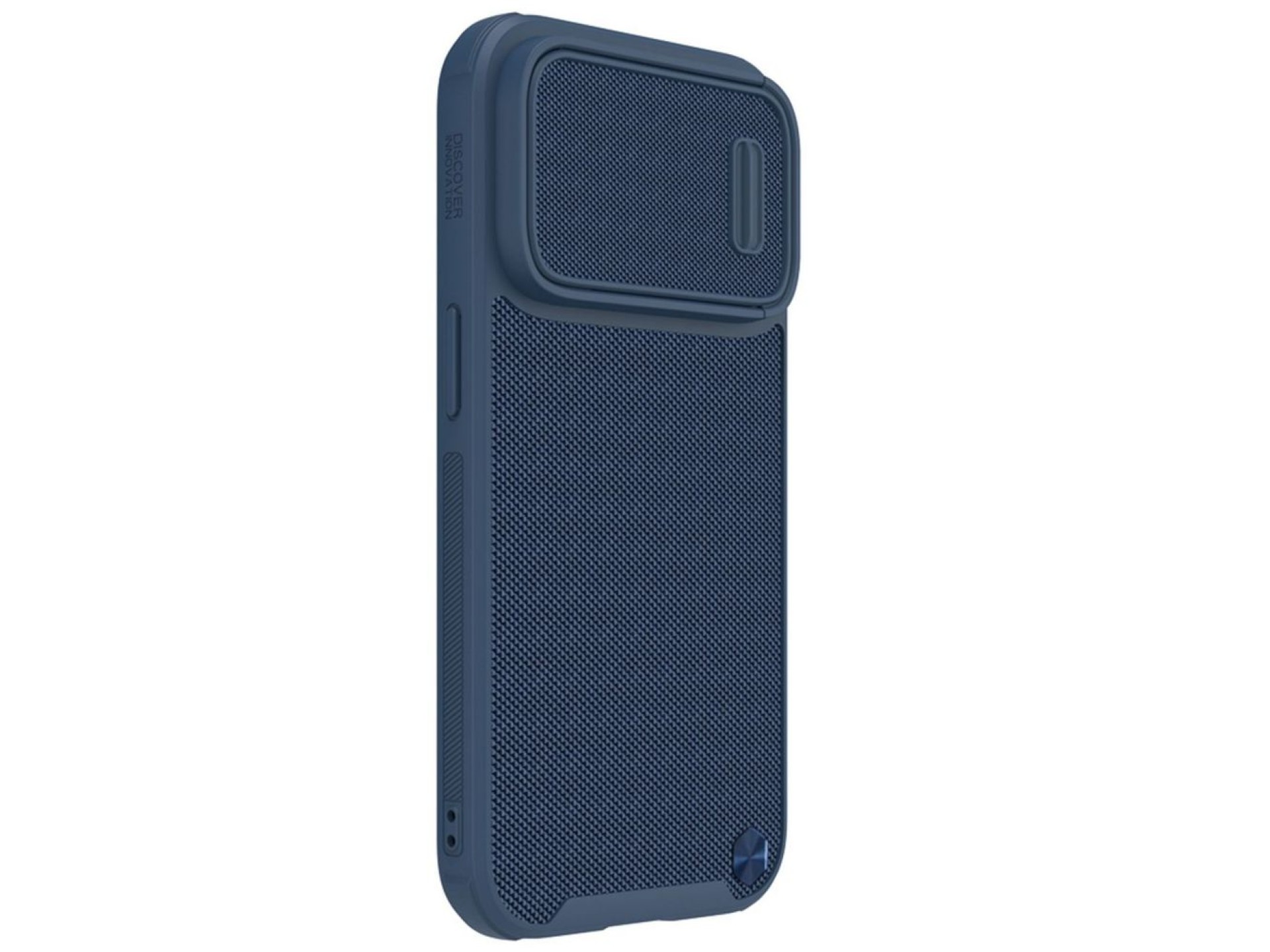 Capa Nillkin Textured S para iPhone 14 Pro Max, capa protetora reforçada com protetor de câmera, azu
