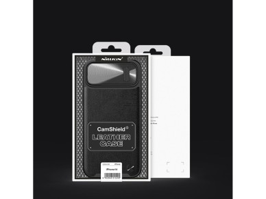 Nillkin CamShield Leather S Case iPhone 14 Plus case with camera cover black Nillkin CamShield Leather S Case iPhone 14 Plus case with camera cover black