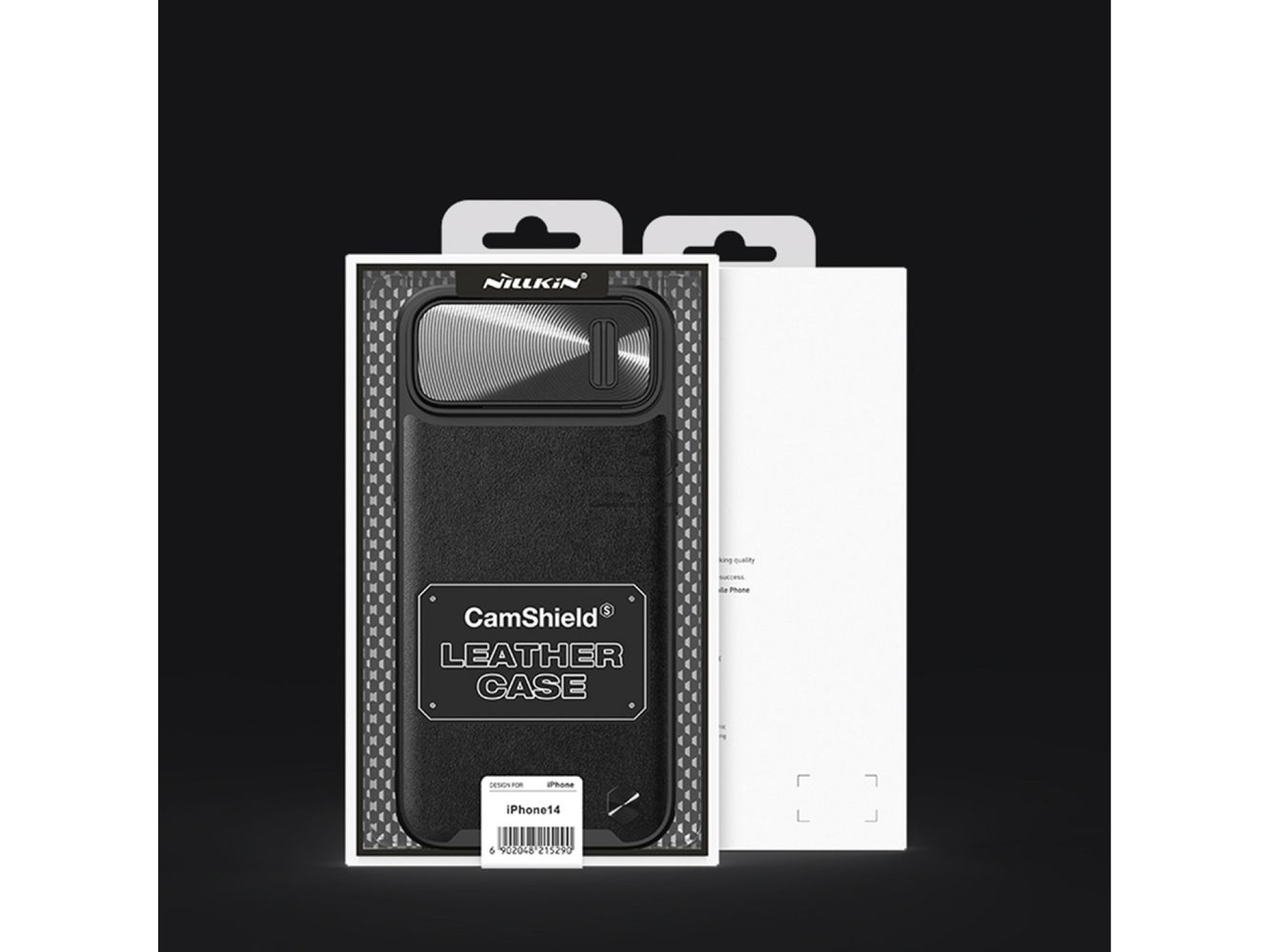 Nillkin CamShield Leather S Case iPhone 14 Plus case cover with camera cover green