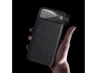 Capa de couro Nillkin CamShield S para iPhone 14 Plus com protetor de câmera azul Capa de couro Nillkin CamShield S para iPhone 14 Plus com protetor de câmera azul