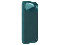 Capa de couro Nillkin CamShield S para iPhone 14 Plus com protetor de câmera verde Capa de couro Nillkin CamShield S para iPhone 14 Plus com protetor de câmera verde