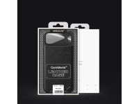 Capa de couro Nillkin CamShield S para iPhone 14 Plus com protetor de câmera verde Capa de couro Nillkin CamShield S para iPhone 14 Plus com protetor de câmera verde