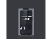 Funda Nillkin Synthetic Fiber S para iPhone 14 con tapa para la cámara, color negro. Funda Nillkin Synthetic Fiber S para iPhone 14 con tapa para la cámara, color negro.