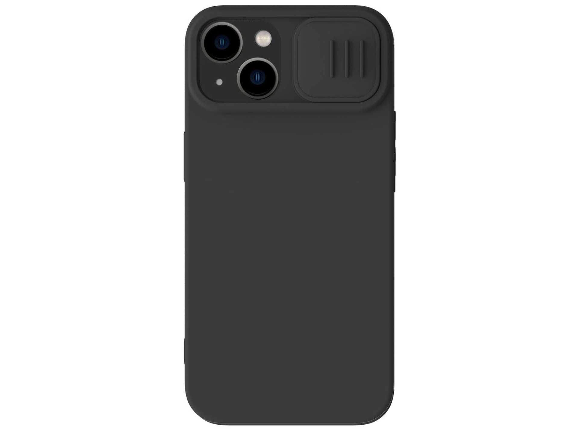 Nillkin CamShield Silky Silicone Case iPhone 14 Plus Case with Camera Protector Black
