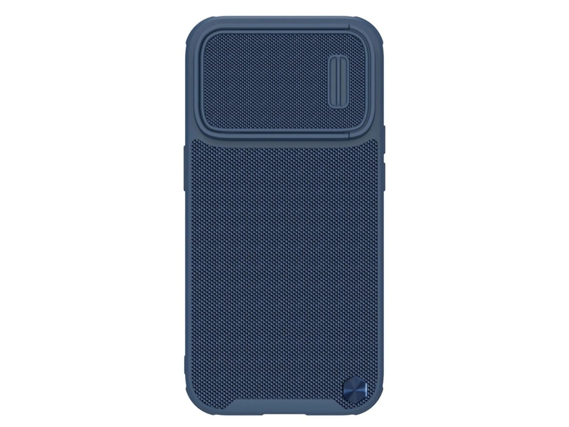 Capa Nillkin Textured S para iPhone 14 Pro Max, capa protetora reforçada com protetor de câmera, azu