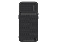 Capa Nillkin Textured S para iPhone 14 Pro, capa protetora reforçada com protetor de câmera, preta. Capa Nillkin Textured S para iPhone 14 Pro, capa protetora reforçada com protetor de câmera, preta.
