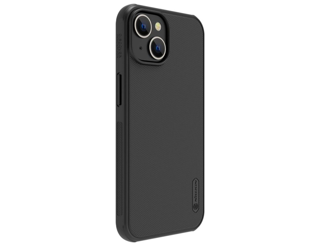 Funda Nillkin Super Frosted Shield Pro para iPhone 14 Plus, cubierta trasera negra