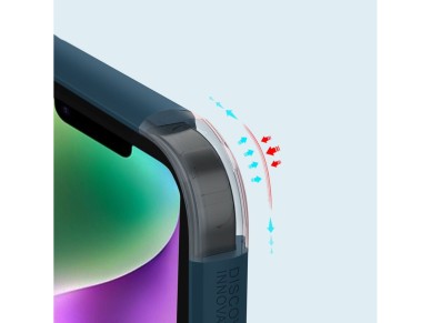 Capa Nillkin Super Frosted Shield Pro para iPhone 14 Plus, cor azul (parte traseira) Capa Nillkin Super Frosted Shield Pro para iPhone 14 Plus, cor azul (parte traseira)