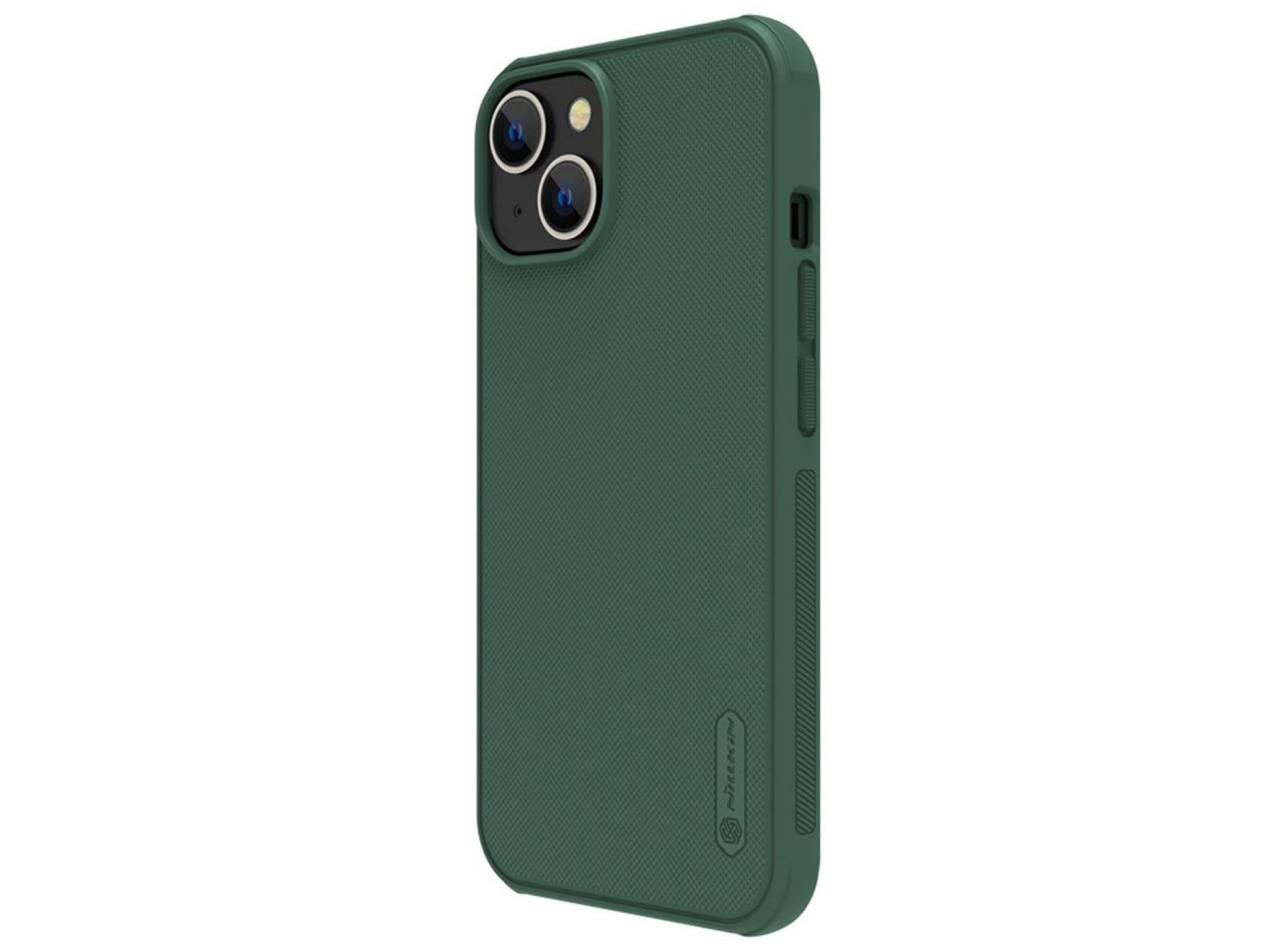 Funda Nillkin Super Frosted Shield Pro para iPhone 14 Plus, cubierta trasera verde.