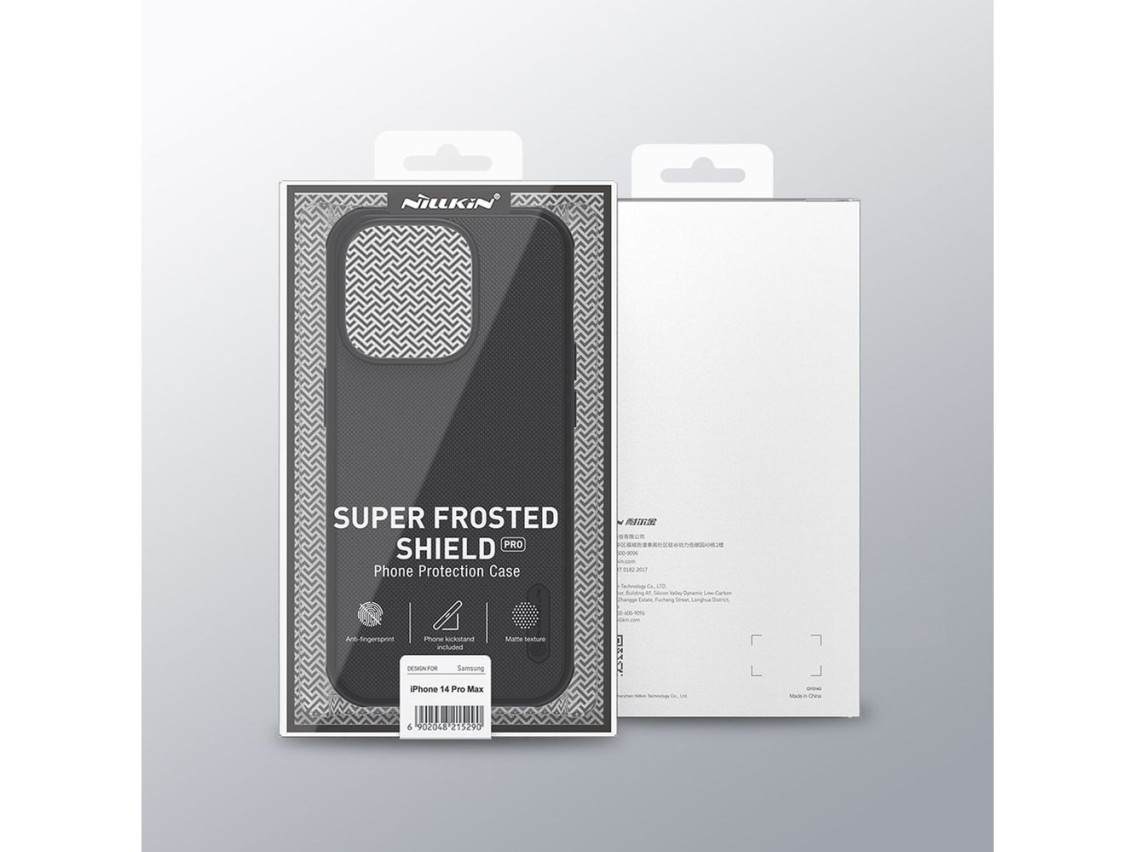 Nillkin Super Frosted Shield Pro case for iPhone 14 Pro Max back cover blue