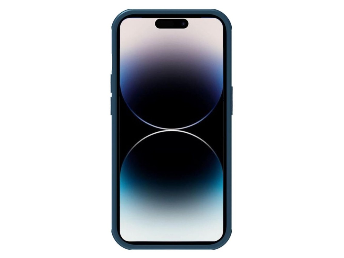 Nillkin Super Frosted Shield Pro case for iPhone 14 Pro Max back cover blue