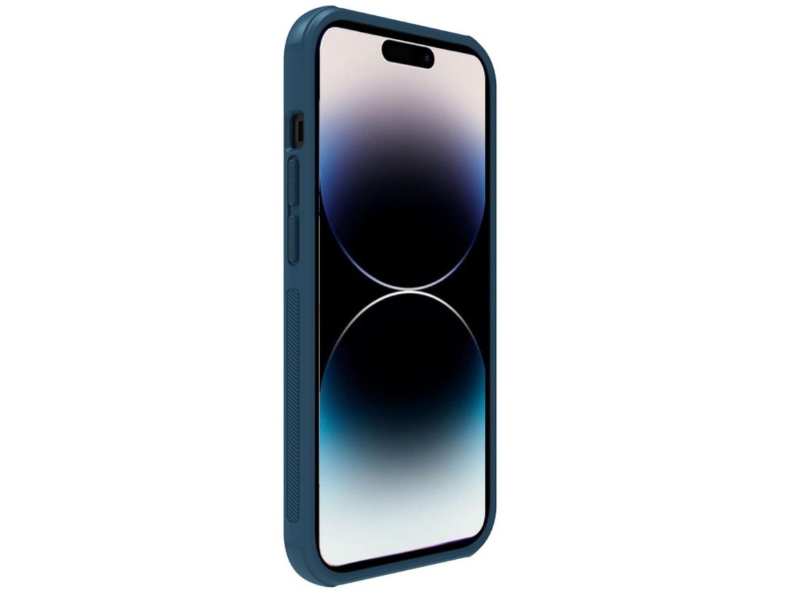 Nillkin Super Frosted Shield Pro case for iPhone 14 Pro Max back cover blue