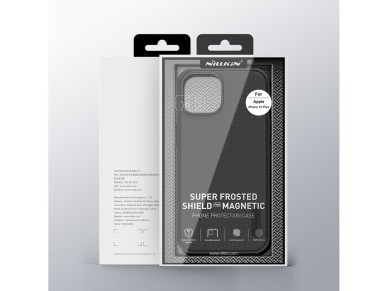 Nillkin Super Frosted Shield Pro Magnetic Case for iPhone 14 Plus with MagSafe magnetic black Nillkin Super Frosted Shield Pro Magnetic Case for iPhone 14 Plus with MagSafe magnetic black