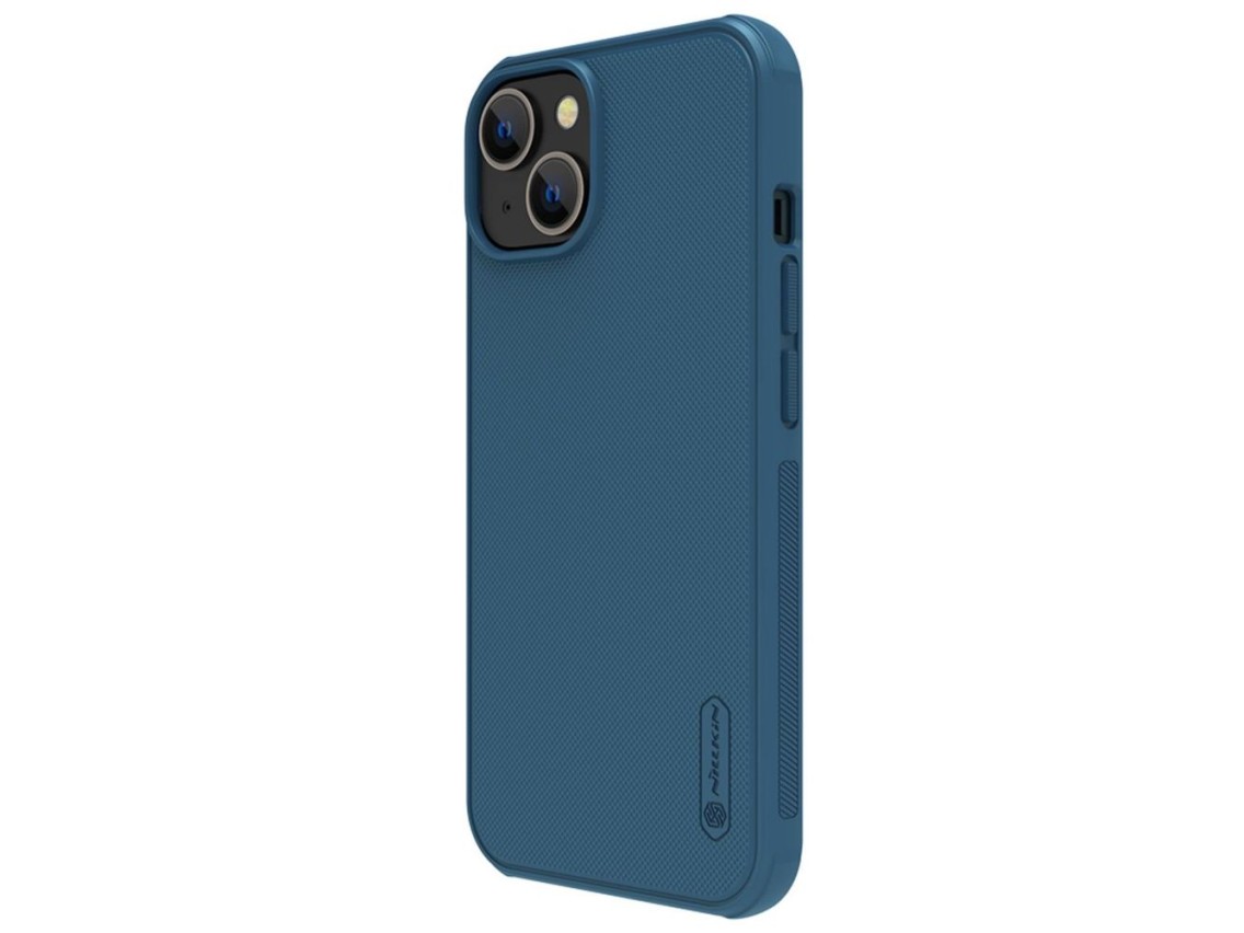 Nillkin Super Frosted Shield Pro Magnetic Case for iPhone 14 Plus with MagSafe magnetic blue