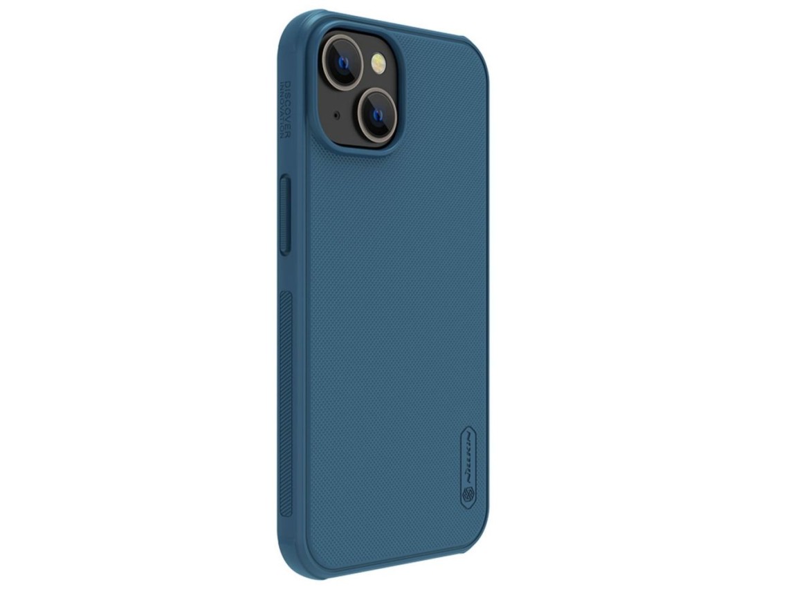 Nillkin Super Frosted Shield Pro Magnetic Case for iPhone 14 Plus with MagSafe magnetic blue