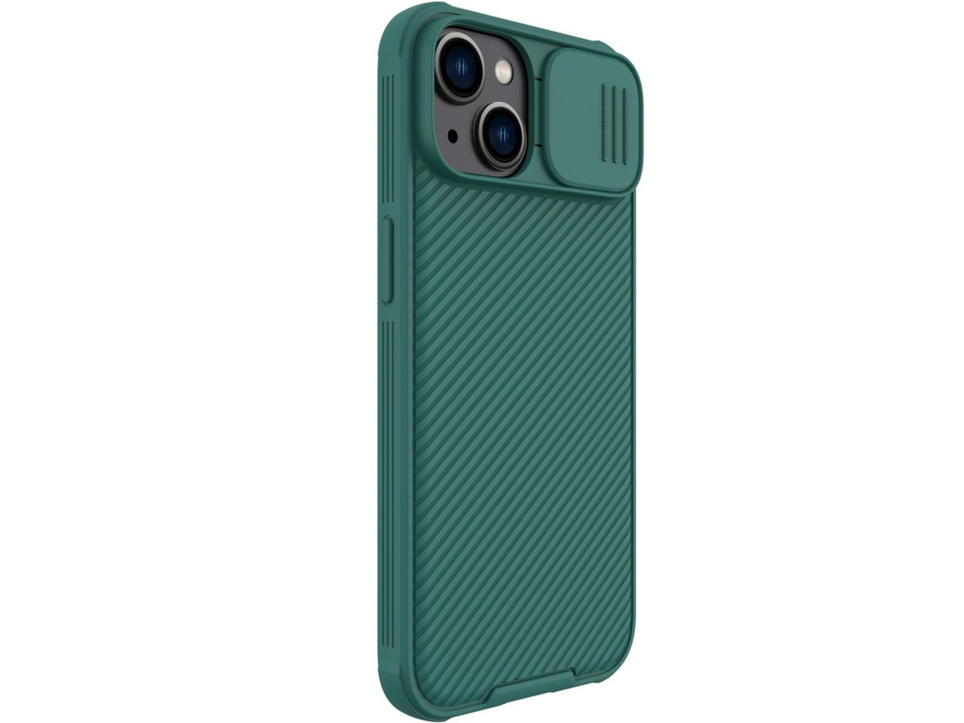 Nillkin CamShield Pro Case iPhone 14 Plus Armored Cover Camera Protector Green